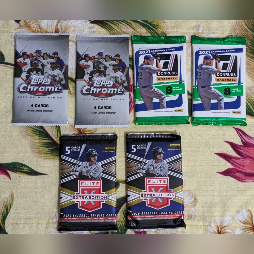 Topps & Panini Baseball Blaster Pack Lot (Blaster Box Packs)